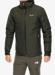 Kurtka przeciwdeszczowa Salewa Puez Aqua 4 PTX 2,5L Jacket - dark olive - Kurtki męskie - miniaturka - grafika 1