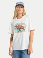 Koszulki i topy damskie - Billabong T-Shirt On Vacay EBJZT00468 Biały Regular Fit - miniaturka - grafika 1