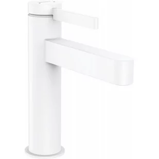Hansgrohe 76023700 Finoris Jednouchwytowa bateria umywalkowa 110 z kompletem odp$193ywowym Push-Open bia$194y matowy - Baterie umywalkowe - miniaturka - grafika 1