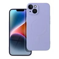 Etui i futerały do telefonów - OEM Futerał Silicone mag cover do iphone 14 fioletowy - miniaturka - grafika 1
