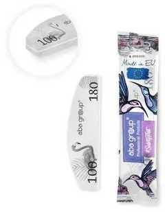 Polerka mini bezpieczny pakiet Aba Group łódka półksiężyc Sweet 100/180 - Akcesoria do paznokci - miniaturka - grafika 1