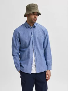 Selected Homme Koszula 16078867 Niebieski Slim Fit - Koszule męskie - miniaturka - grafika 1