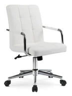 Fotele i krzesła biurowe - Elior Biały biurowy fotel młodzieżowy K7-N40 - miniaturka - grafika 1