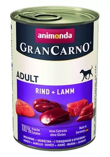 Animonda Grancarno Adult Dog Wołowina + jagnięcina 400g - Mokra karma dla psów - miniaturka - grafika 1