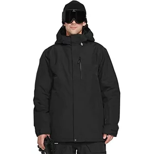 Kurtki narciarskie - Volcom Męska kurtka L Ins Gore-tex, czarna, XL, czarny, XL - grafika 1