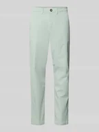 Spodnie męskie - Chinos o kroju slim fit z mieszanki bawełny organicznej model '175-SLIM NEW MILES' - miniaturka - grafika 1