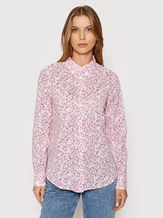 Koszule damskie - Benetton United Colors Of Koszula 5OA95Q8U4 Różowy Regular Fit - grafika 1