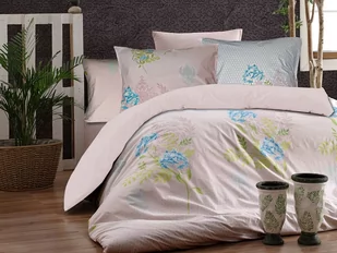 Pościel bawełniana ORTANCA PINK/160x200 COTTONLOVE EXCLUSIVE POBAWEXPR/160X200/ORTAPINK - Pościel - miniaturka - grafika 1
