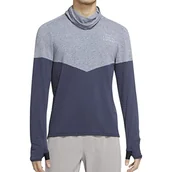 Koszulki męskie - Nike Tf Run Dvn Sphr Elmnt męska koszulka z długim rękawem, niebieska (Thunder Blue/Pure/Reflective S, S - miniaturka - grafika 1