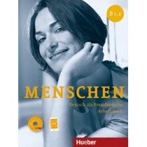 Hueber praca zbiorowa Menschen B1.1 Zeszyt ćwiczeń + CD - Książki do nauki języka niemieckiego - miniaturka - grafika 1