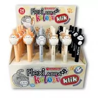Długopisy - Długopis Flexi Abra Kolori Click Cat niebieski - miniaturka - grafika 1