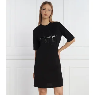 Armani Exchange Sukienka - Sukienki - miniaturka - grafika 1