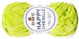 WŁÓCZKA HAPPY CHENILLE DMC kol. 29 limonka - Pasmanteria - miniaturka - grafika 1