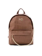 Plecaki - Nobo Plecak NBAG-N0280-CM17 Brązowy - miniaturka - grafika 1