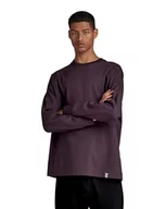 Koszulki męskie - G-STAR RAW Essential Loose R T koszulka męska z długim rękawem, Fioletowy (Lt Maze D23459-c784-8880), S - miniaturka - grafika 1