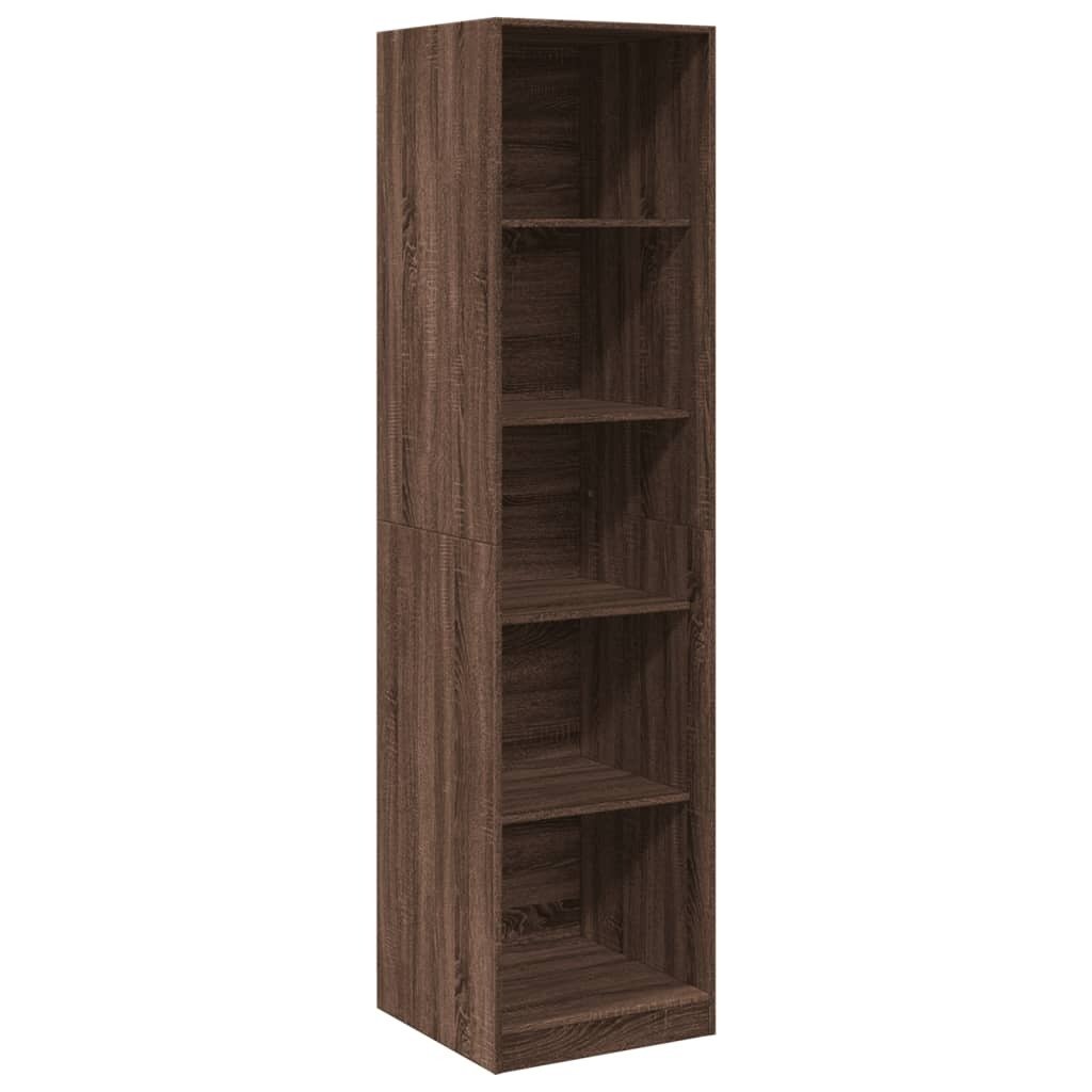 vidaXL Szafa dębowa brązowa 50x50x200 cm materiał drewnopochodny