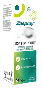 Laboratoires Thea ZASPRAY spray na powieki, 10ml - Krople do oczu - miniaturka - grafika 1