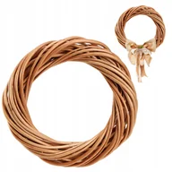 Meble modułowe i akcesoria - KADAX Wianek Wiklinowy 20 cm Wiklina Stroik Baza - miniaturka - grafika 1