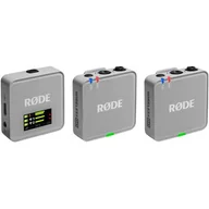 Mikrofony komputerowe - System bezprzewodowy RODE Wireless Go III Szary WIGOGEN3STO - miniaturka - grafika 1
