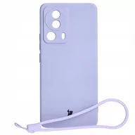 Etui i futerały do telefonów - Bizon Etui Case Silicone Sq do Xiaomi 13 Lite, jasnofioletowe - miniaturka - grafika 1