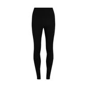 Spodnie sportowe damskie - Kalesony damskie Icebreaker Merino 200 Oasis High Rise Leggings Black XL - miniaturka - grafika 1