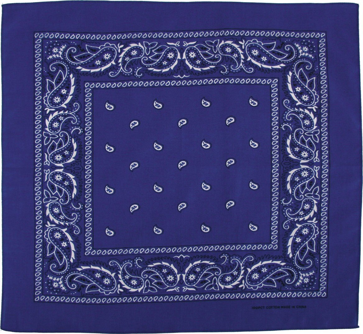 MFH BANDAMKA BANDANA CHUSTA 55x55 cm NIEBIESKO-BIAŁA