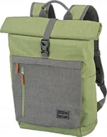 Plecaki - Plecak rolowany Travelite Basics 35L Zielony - miniaturka - grafika 1