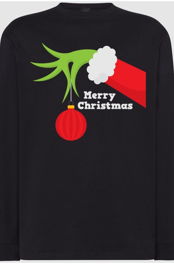 Longsleeve męski nadruk maska gazowa r.XL