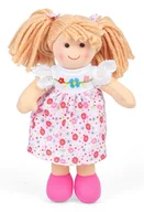 Lalki dla dziewczynek - Lalka szmacianka Georgia 28cm BJD068 Bigjigs Toys - miniaturka - grafika 1