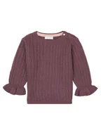 Bluzy i sweterki niemowlęce - Noppies Sweter "Frossay" w kolorze fioletowym - miniaturka - grafika 1