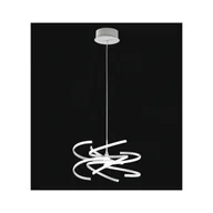 Lampy sufitowe - Perenz 6396 B 70W Biała metalowa lampa wisząca LED 3000k - miniaturka - grafika 1