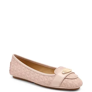 Michael Kors Baleriny PLATE MOC | z dodatkiem skóry - Baleriny - miniaturka - grafika 1