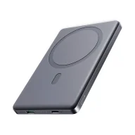 Powerbanki - Powerbank Joyroom 5000mAh 20W z ładowaniem indukcyjnym - Szary - miniaturka - grafika 1