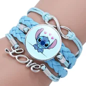 Biżuteria dla dzieci - BRANSOLETKA LILO I STICH SERDUSZKA DISNEY - miniaturka - grafika 1