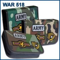 Piórniki - Warta STELLA Piórnik 1 zamek 2 klapki Armia W518 26022-uniw - miniaturka - grafika 1