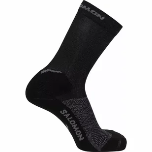 SALOMON Speedcross Crew deep black/magnet EU 45-47 - Skarpetki sportowe męskie - miniaturka - grafika 1
