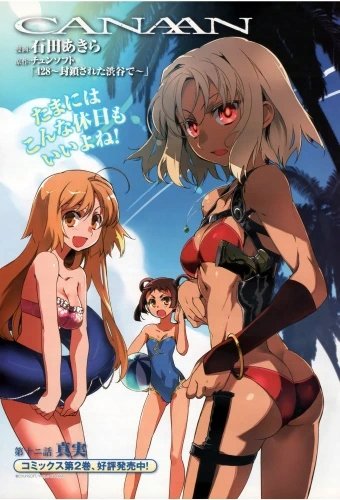 Plakat Anime Manga Canaan CAN_033 A1+ (custom)