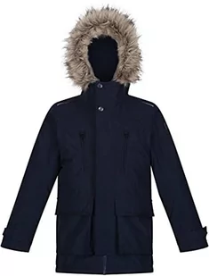 Regatta Unisex dziecięca kurtka Podrick Parka, granatowy, 5 Lata - Kurtki i płaszcze dla chłopców - miniaturka - grafika 1