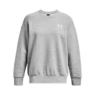 Bluzy damskie - Damska Bluza UNDER ARMOUR UA ICON FLEECE OS CREW 1379475-012 – Szary - miniaturka - grafika 1