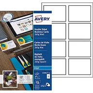 Papier do drukarek - Avery Zweckform business card QUICK and CLEAN 260G specialcoated 260G m2 D (C32015-25) - miniaturka - grafika 1