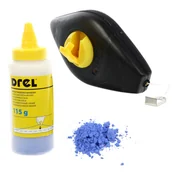 Sprzęt geodezyjny - Zestaw kreda traserska niebieska 115 g + sznur traserski 30 m - miniaturka - grafika 1