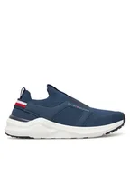 Buty dla chłopców - Tommy Hilfiger Sneakersy T3X9-33880-1219800 Granatowy - miniaturka - grafika 1