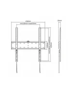 Uchwyty do telewizora - GEMBIRD TV SET ACC WALL MOUNT 32-55'';/WM-55F-02 - miniaturka - grafika 1