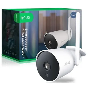 Inteligentna kamera Nous W7 WiFi IP Bullet 3MP  od 89 zł! - Kamery do monitoringu - miniaturka - grafika 1