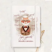 Notesy i bloczki - NOTATNIK Na Wspomnienia Dziadka Personalizowany Prezent z Okazji Dnia Dziadka - miniaturka - grafika 1