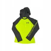 Bluzy damskie - Bluza dla chłopca kaptur neon UNDER ARMOUR M 8/10 - Under Armour - miniaturka - grafika 1