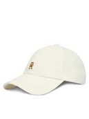 Czapki damskie - Tommy Hilfiger Czapka z daszkiem Th Elevated Chic Cap AW0AW17631 Biały - miniaturka - grafika 1
