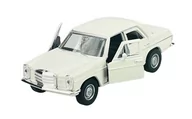 Samochody i pojazdy dla dzieci - WELLY OLD TIMER MERCEDES 220 W114 BIAŁY 1:34 SAMOCHÓD NOWY METALOWY MODEL - miniaturka - grafika 1