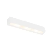Lampy ścienne - QAZQA Nowoczesna lampa ścienna biała 3-punktowa - Tjada Novo - miniaturka - grafika 1