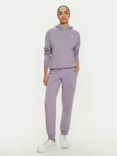 Puma Dres 683091 Fioletowy Relaxed Fit - Dresy damskie - miniaturka - grafika 1
